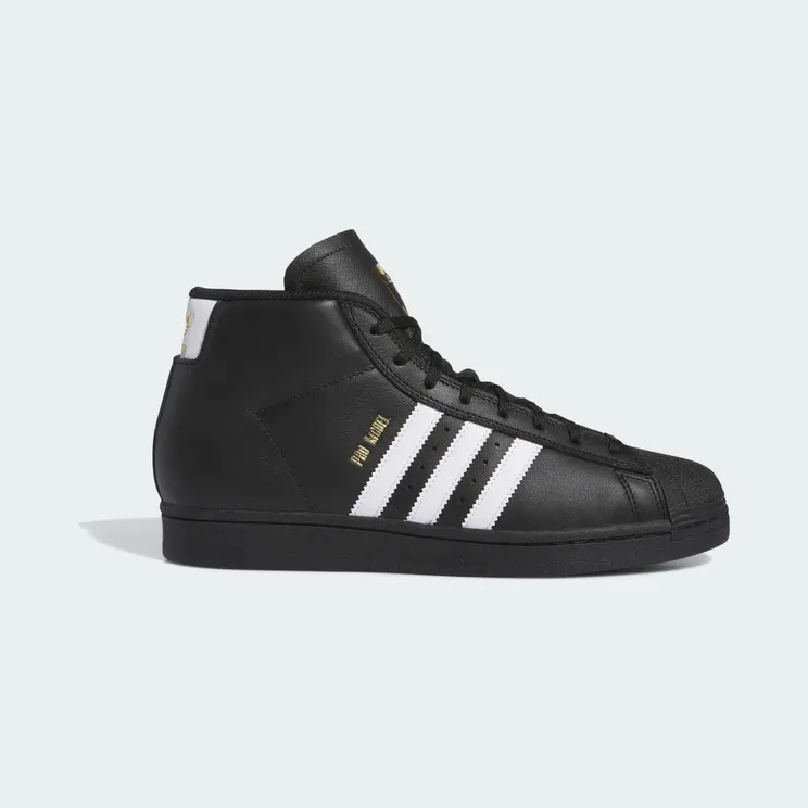 adidas Pro Model ADV “Core Black / Cloud White / Gold Metallic” (IE6593)