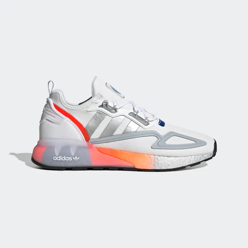 adidas ZX 2K Boost Cloud White / Metallic Silver / Glow Blue (FY5725)