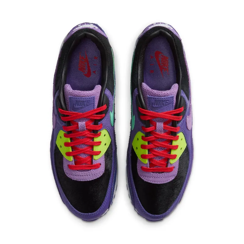Nike Air Max 90 Violet Blend Black/Purple-Volt-Mint (CZ5588-001)