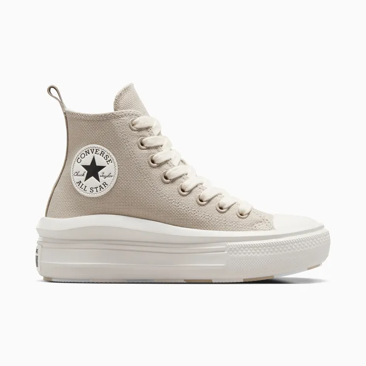 Converse Chuck Taylor All Star Move Platform Beach Stone/egret/zwart (A09100C)