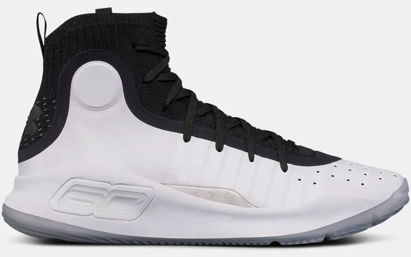 Under Armour Curry 4 White Black White/Black (1298306-007)