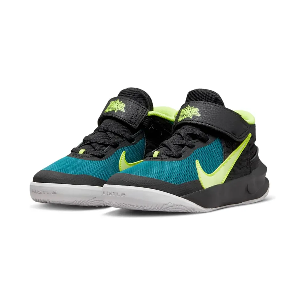 Nike Team Hustle D 10 FlyEase Younger Kids’ Easy On/Off Black (DD7302-012)