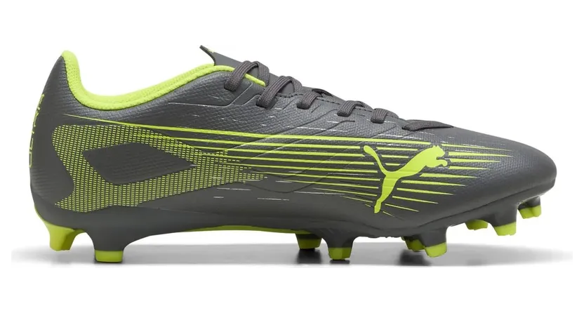 Puma Ultra 5 Play FG/AG Fußballschuhe Damen 01 – PUMA white/PUMA black/glowing red 38.5 für Damen, blau, Größe 36 EU (108171)