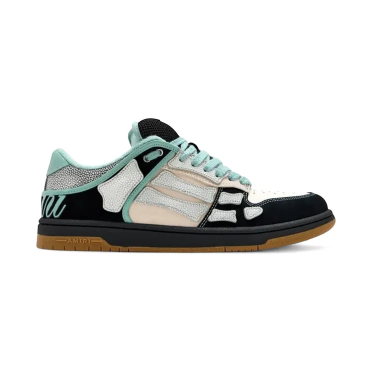 AMIRI XL Skel Top Low Black Blue Gum (AMSNSN1049-001)