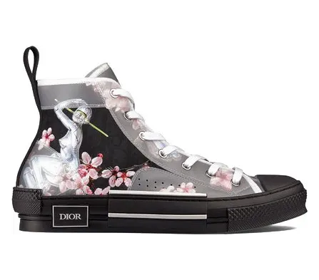 Dior B23 High Canvas Sorayama Robot Black