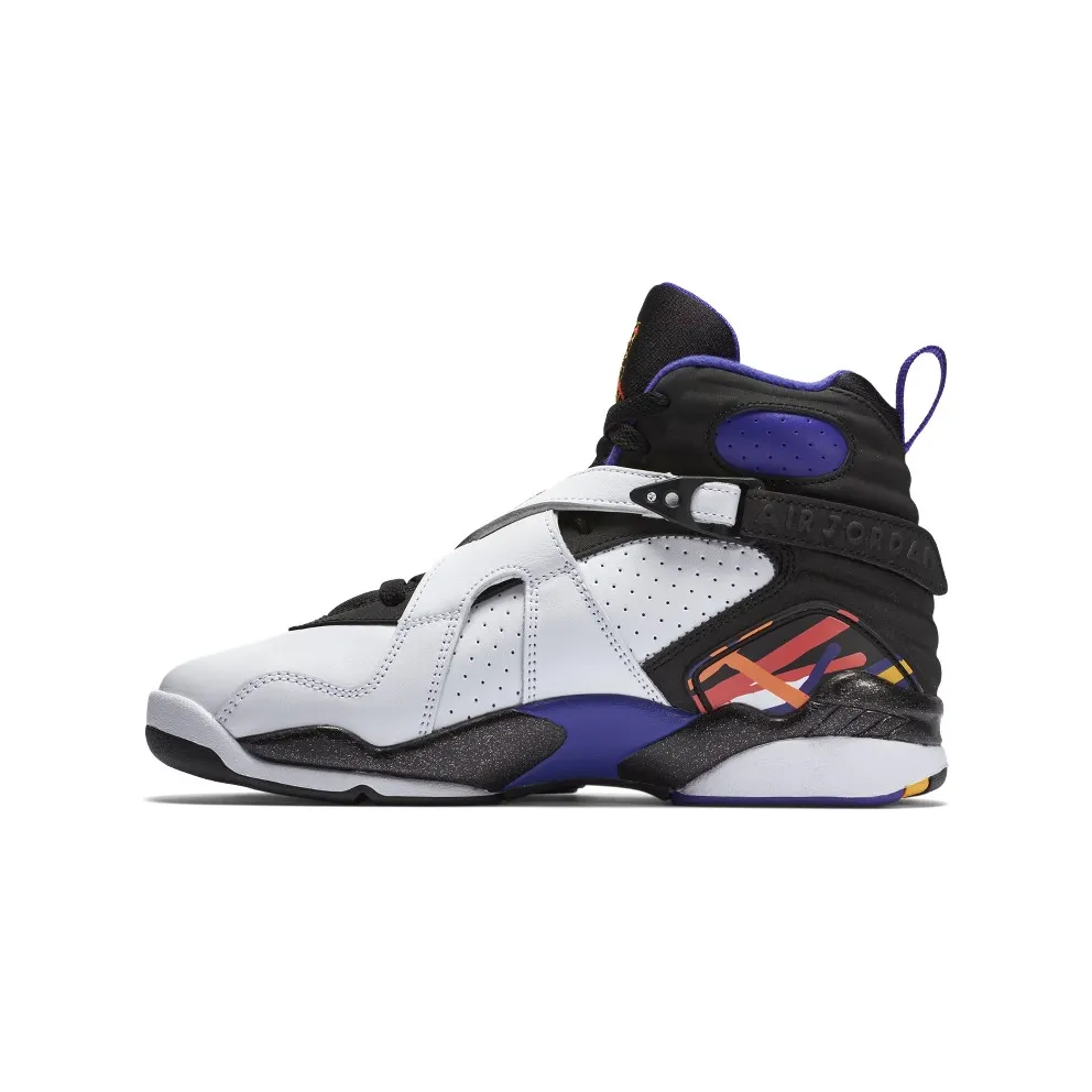 Jordan 8 Retro Three Peat (GS) White/Infrared 23-Black-Bright Concord (305368-142)
