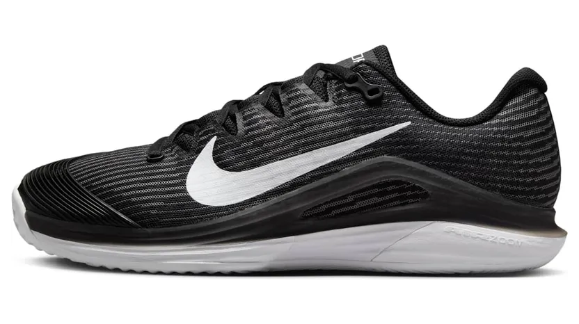 Nike Court Vapor 12 Clay Black Dark Smoke Grey White (HQ6027-001)