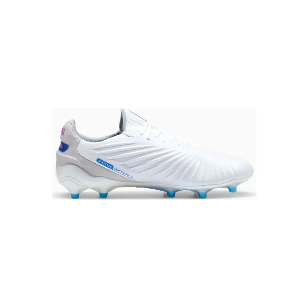 Puma King Ultimate FG/AG White Bluemazing Flat Light Grey Sunset Glow (107809-02)