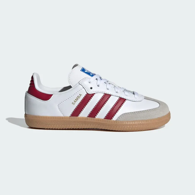 adidas Samba OG Kids Cloud White / Collegiate Burgundy / Gum (IE1333)