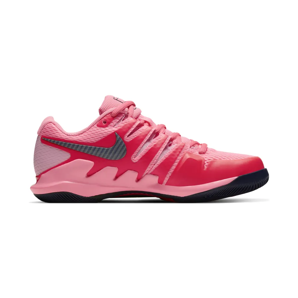 NikeCourt Air Zoom Vapor X Hardcourt Red “Laser Crimson / Pink / Sunset Pulse / Blackened Blue” (AA8027-604)