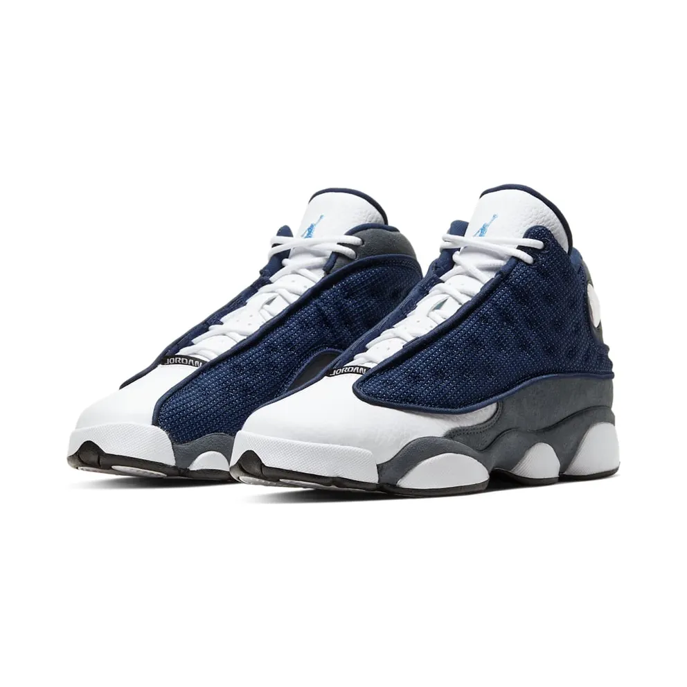 Jordan 13 Retro Flint 2020 (GS) Navy/Flint Grey-White-University Blue (884129-404)