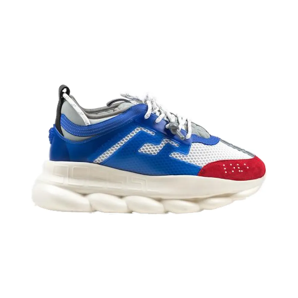 Versace Chain Reaction White Blue Red (DSU7071E-D7CTG_DWA2R)