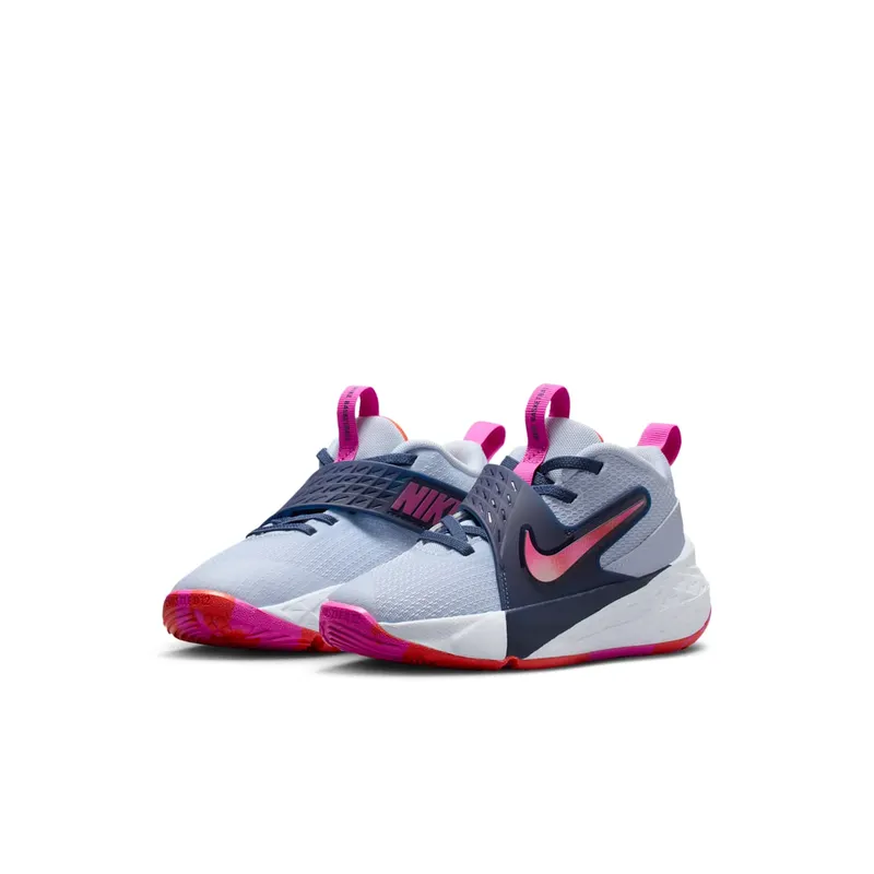 Nike Team Hustle D 12 Ghost / Midnight Navy / Picante Red (HF6280-005)