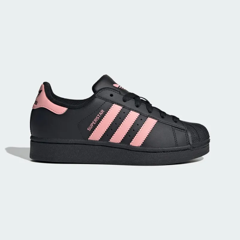 Adidas Superstar II Core Black / Glow Pink / Core Black (JR9862)