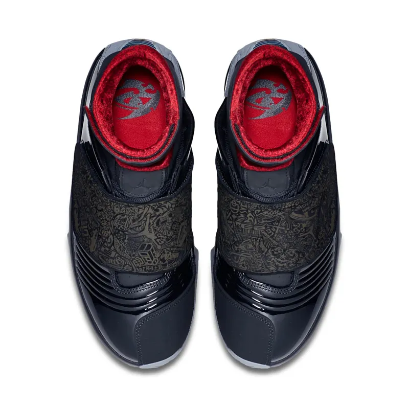 Jordan 20 Retro Stealth (2015) Black/Stealth-Varsity Red (310455-002)