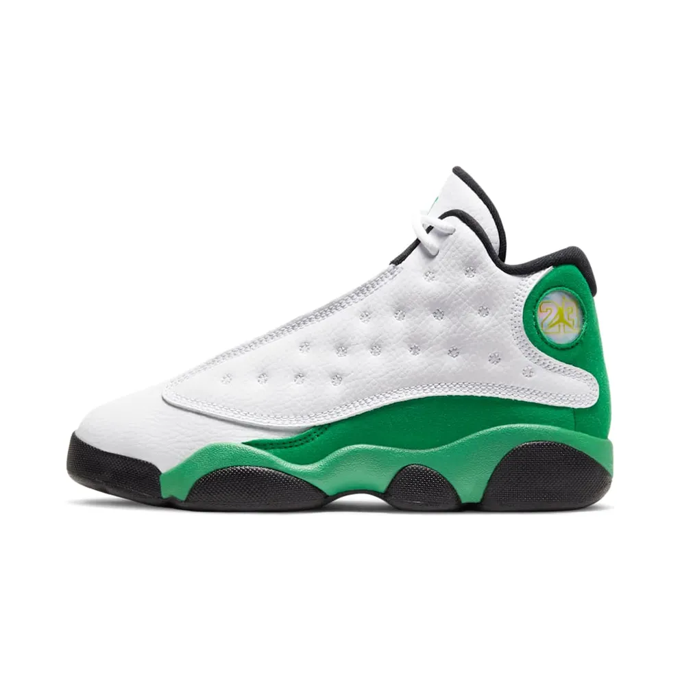 Jordan 13 Retro White Lucky Green (PS)