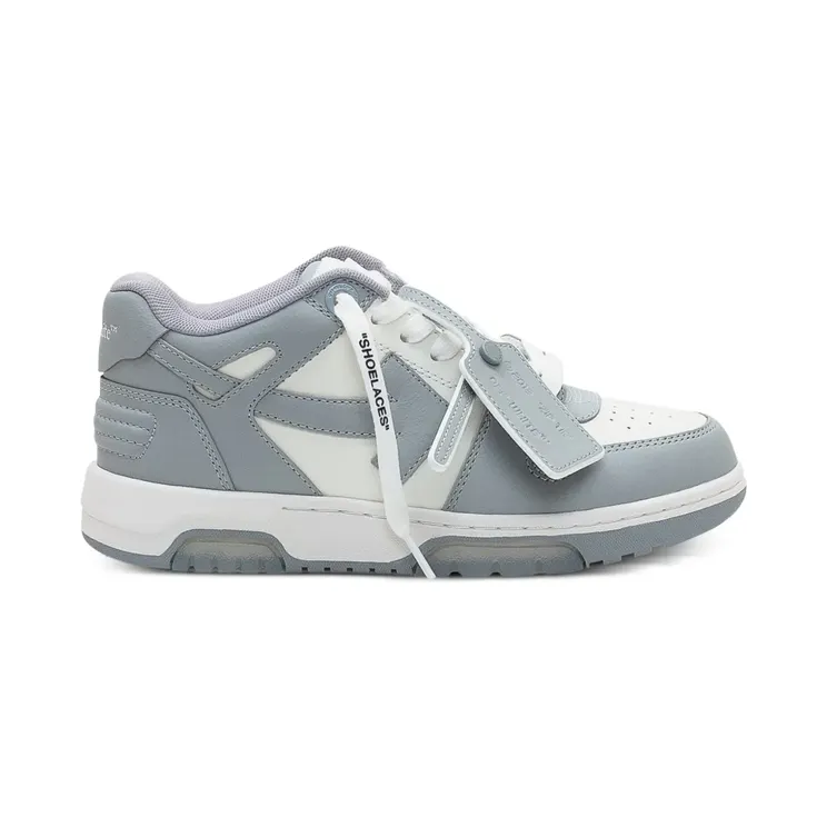Off-White Out Of Office kalfsleren “Grey” (W259C9L0060109)