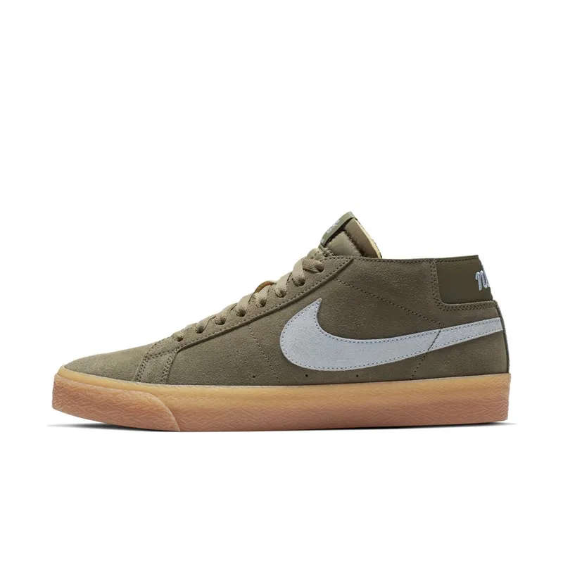 Nike SB Zoom Blazer Chukka Medium Olive Light Armory Blue Medium Olive/Gum Light Brown-Light Armoury Blue (AT9765-201)