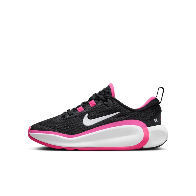 Nike Infinity Flow GS “Black / Laser Fuchsia / White” (FD6058-003)