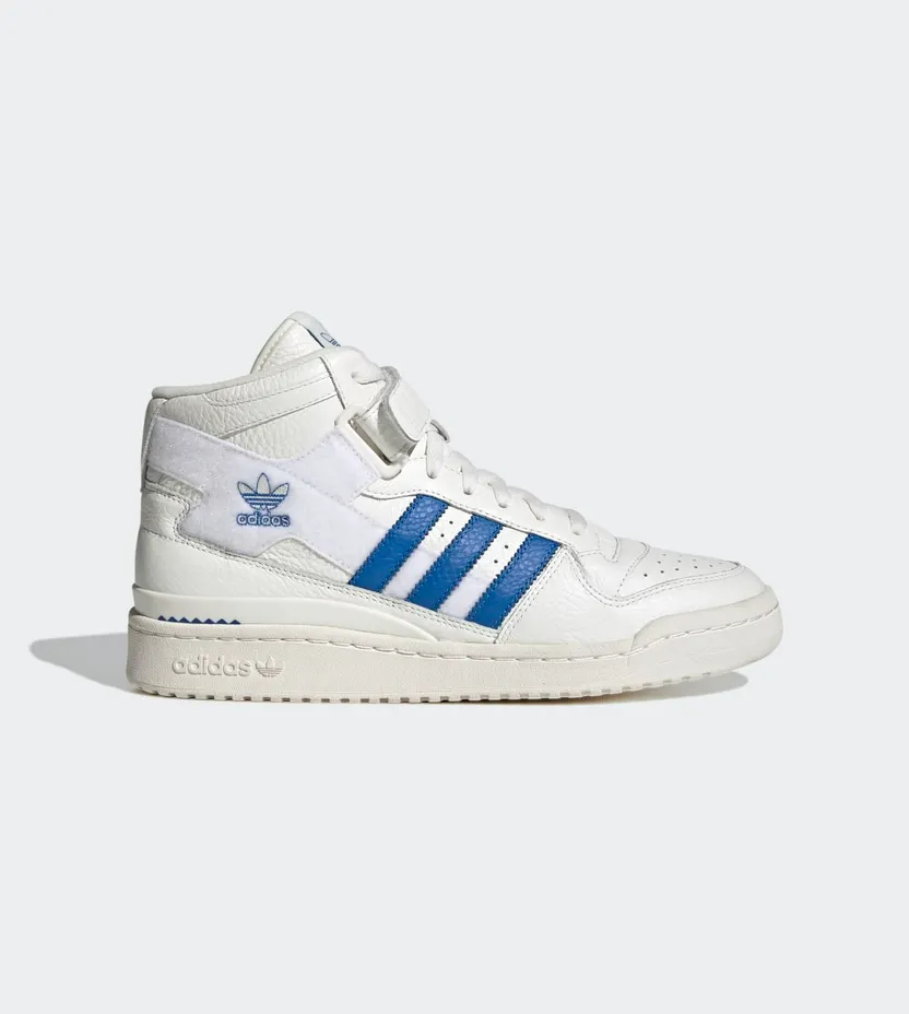 adidas Forum Mid Cloud White / Off White / Blue Bird (GX1021)