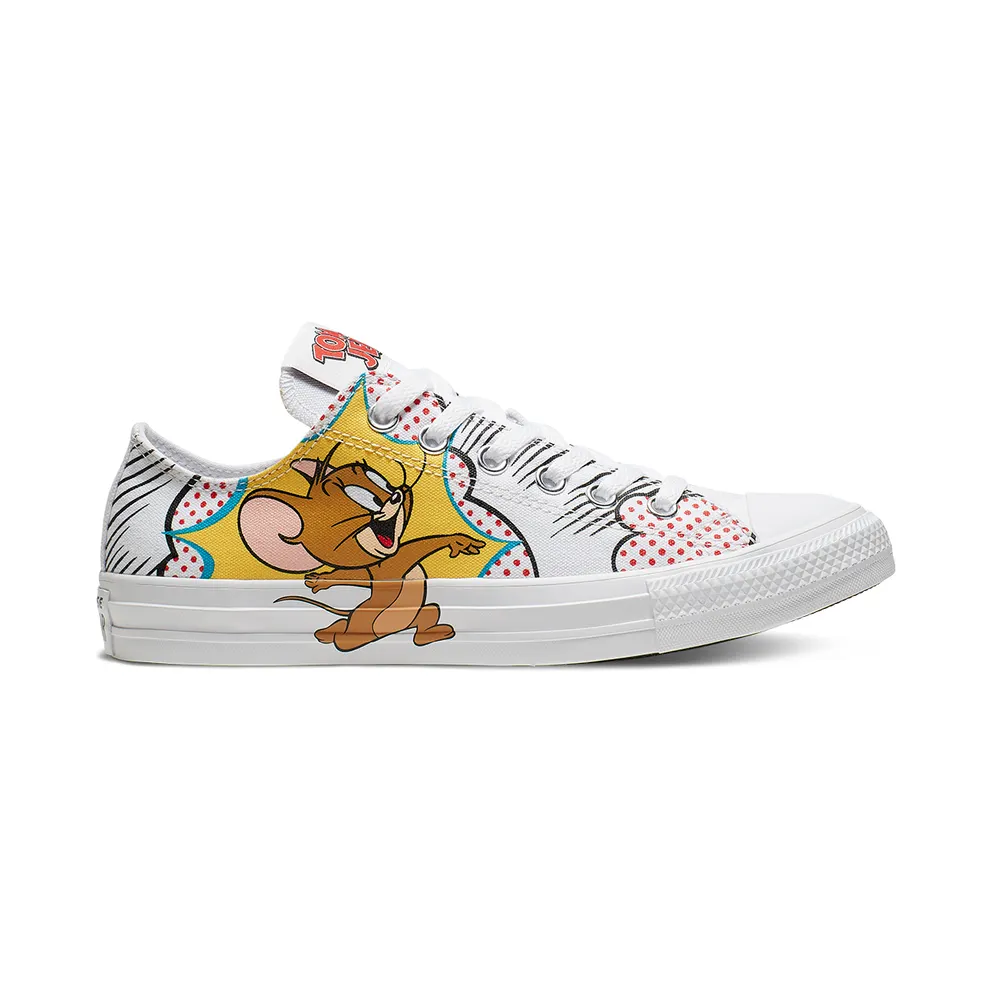 Converse Chuck Taylor All-Star Ox Tom and Jerry White/Multi-White (165732C)