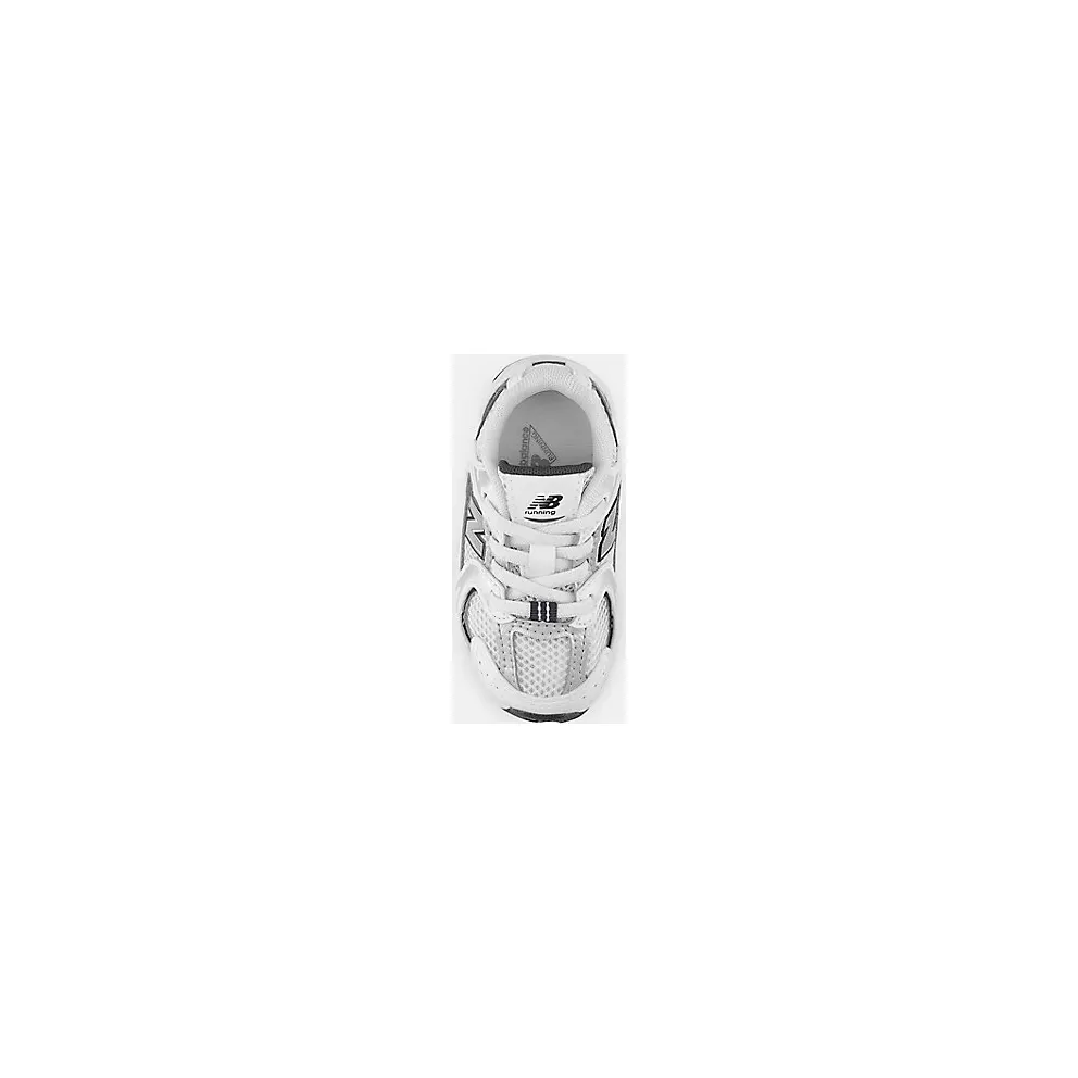 NEW BALANCE 530 BUNGEE LACE “NB WHITE / NATURAL INDIGO / Silver Metallic” (IZ530SB1)