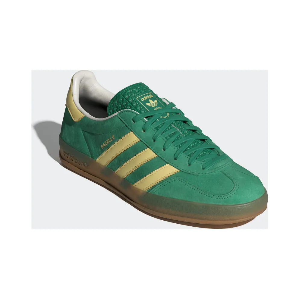 adidas Gazelle Indoor Semi Court Green / Almost Yellow / Gum (IH7500)