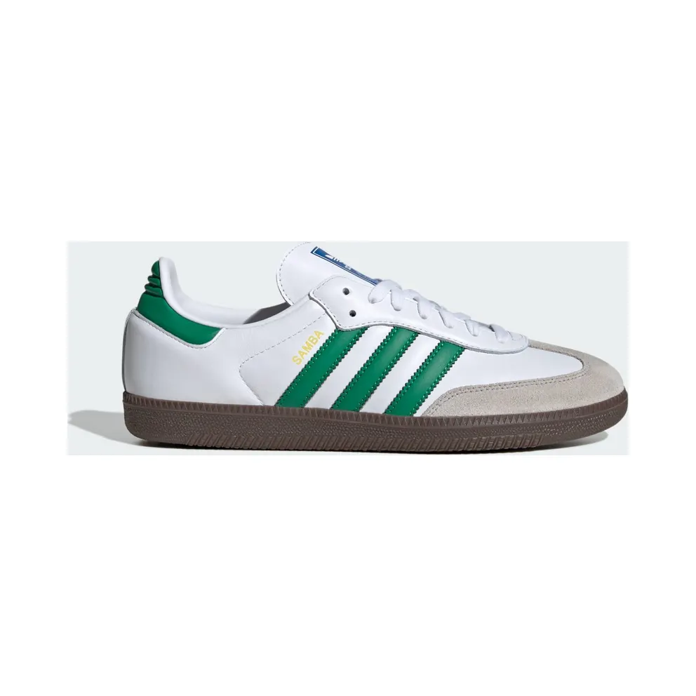 adidas Samba OG White / Green / Gum 5 (IG1024)