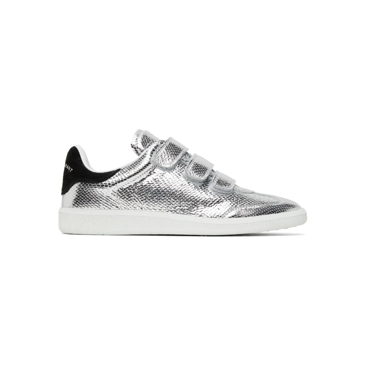 Isabel Marant Silver Goatskin Beth Sneakers (21HBK0031-21H021S)