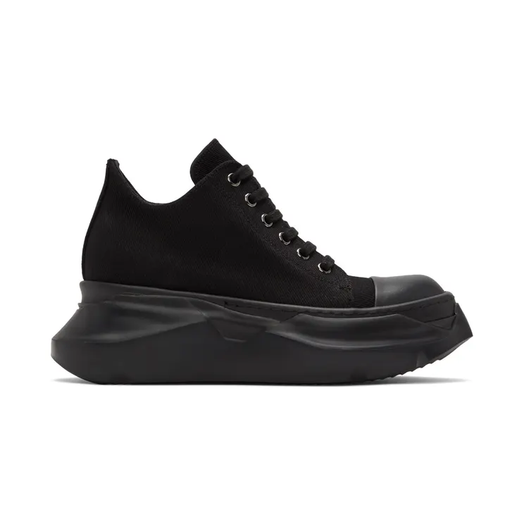 Rick Owens Drkshdw Black Abstract Sneakers (DS01B7842 DM)