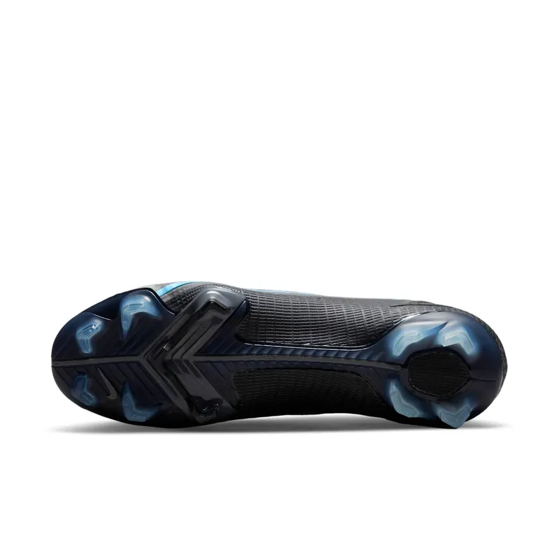 Nike Vapor 14 Elite FG Flyknit Black Iron Grey Blue (CQ7635-004)