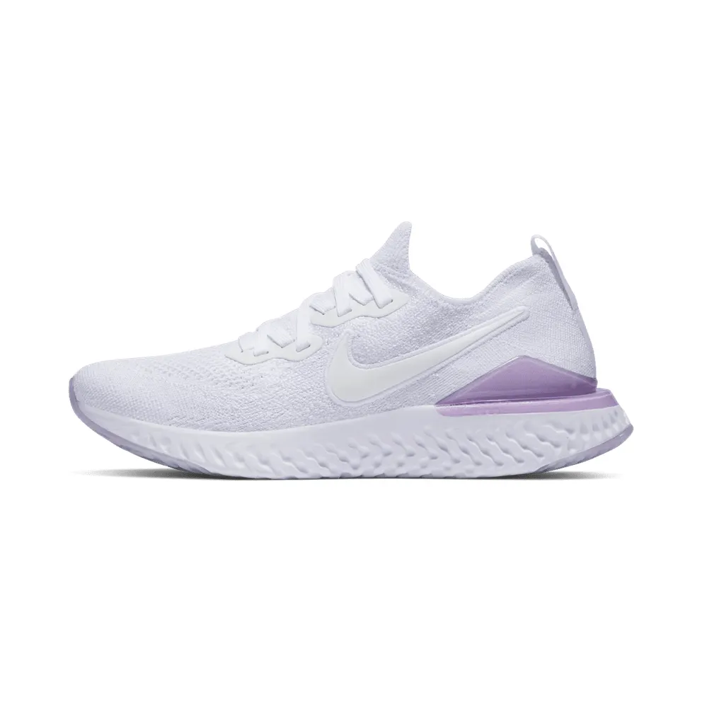 Nike Epic React Flyknit 2 White Pink Foam (W) White/White-Pink Foam (BQ8927-101)