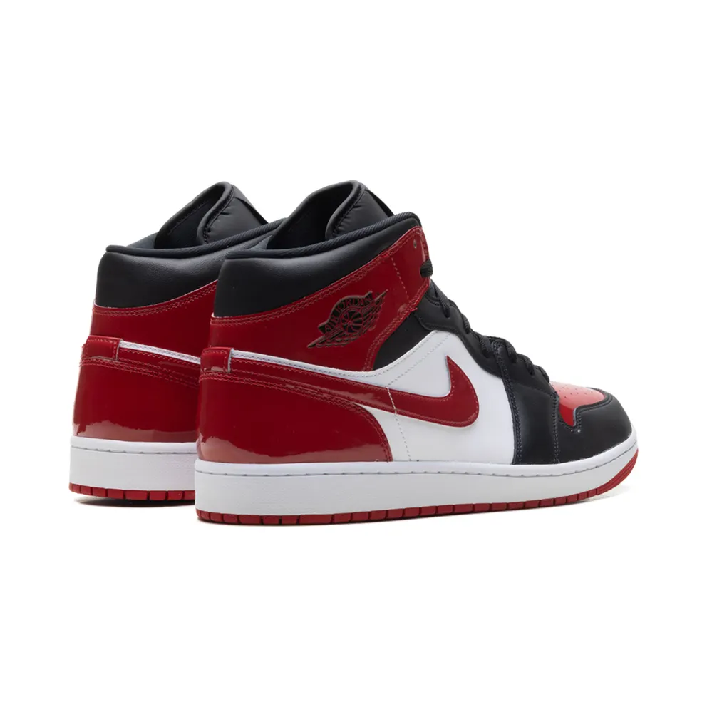 Jordan 1 Mid SE “Patent Bred Toe” (HV4091-006)