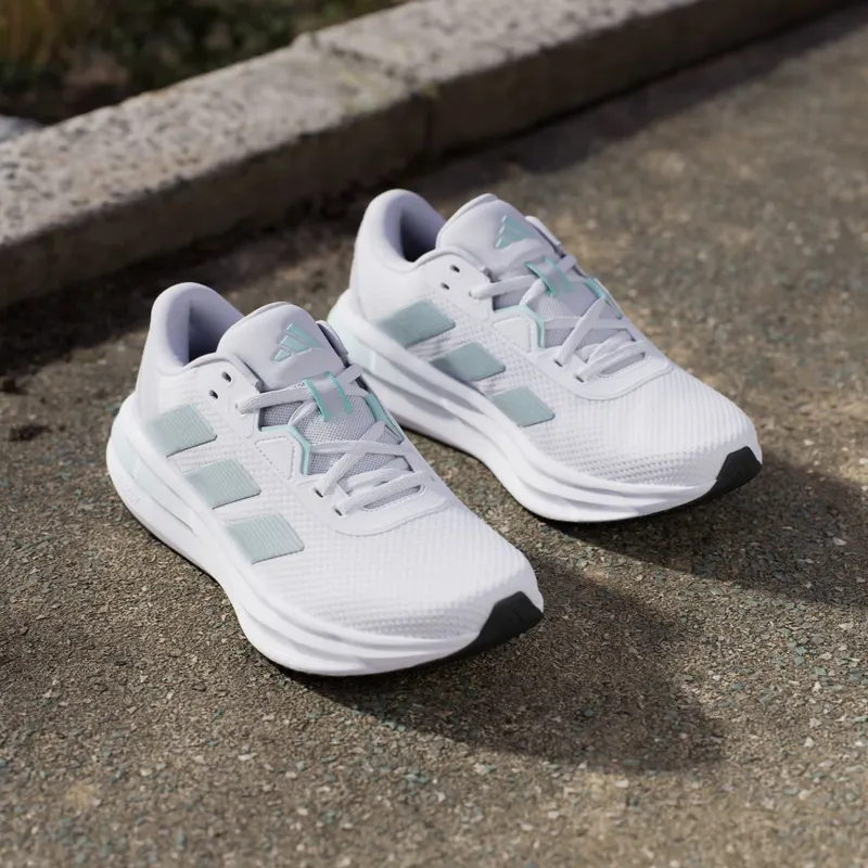 Adidas Galaxy 7 Running Shoes Cloud White / Magic Grey Met / Semi Flash Aqua (JP6601)