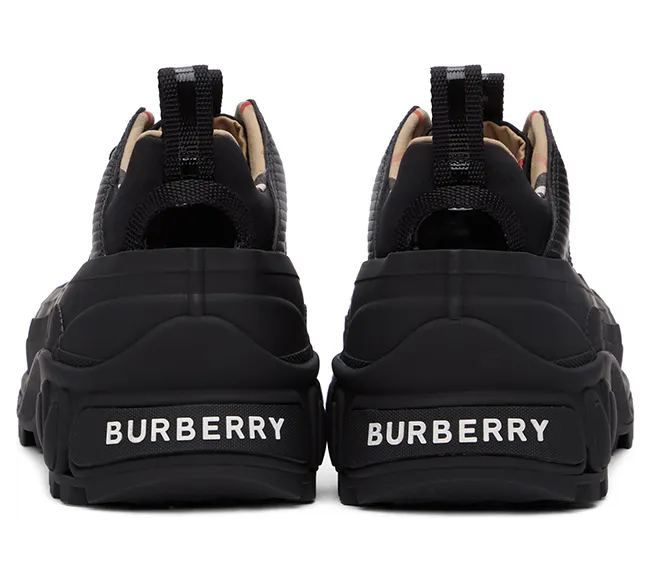 Burberry Black Patent Arthur Sneakers (8035440) (4)