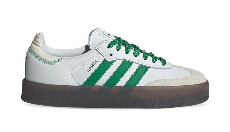 Adidas Sambae Cloud White / Green / Off White (IE9105)