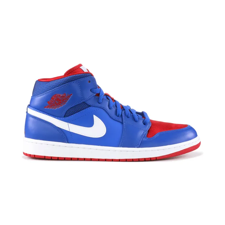Air Jordan 1 Mid “Game Royal / Gym Red / White” (554724-407)
