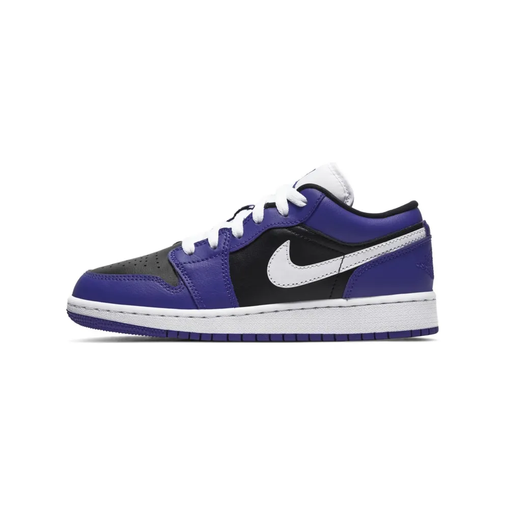 Jordan 1 Low Court Purple Black (GS) Court Purple/Black-White (553560-501)