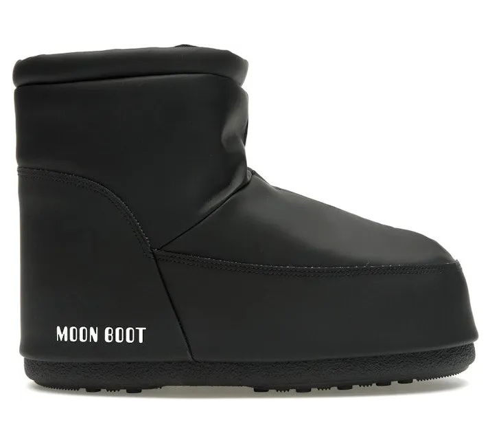 Moon Boot No Lace Rubber Boot Black (14094100001)