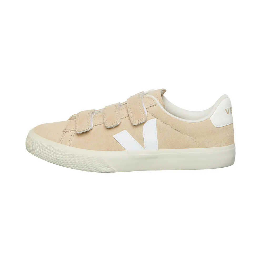 Veja Recife Logo Almond / White (RC0302960B)