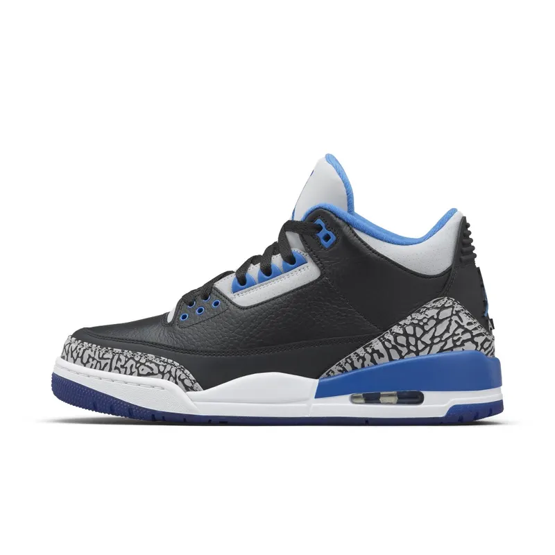 Air Jordan Nike AJ III 3 Retro Sports Blue (2014) (136064-007)
