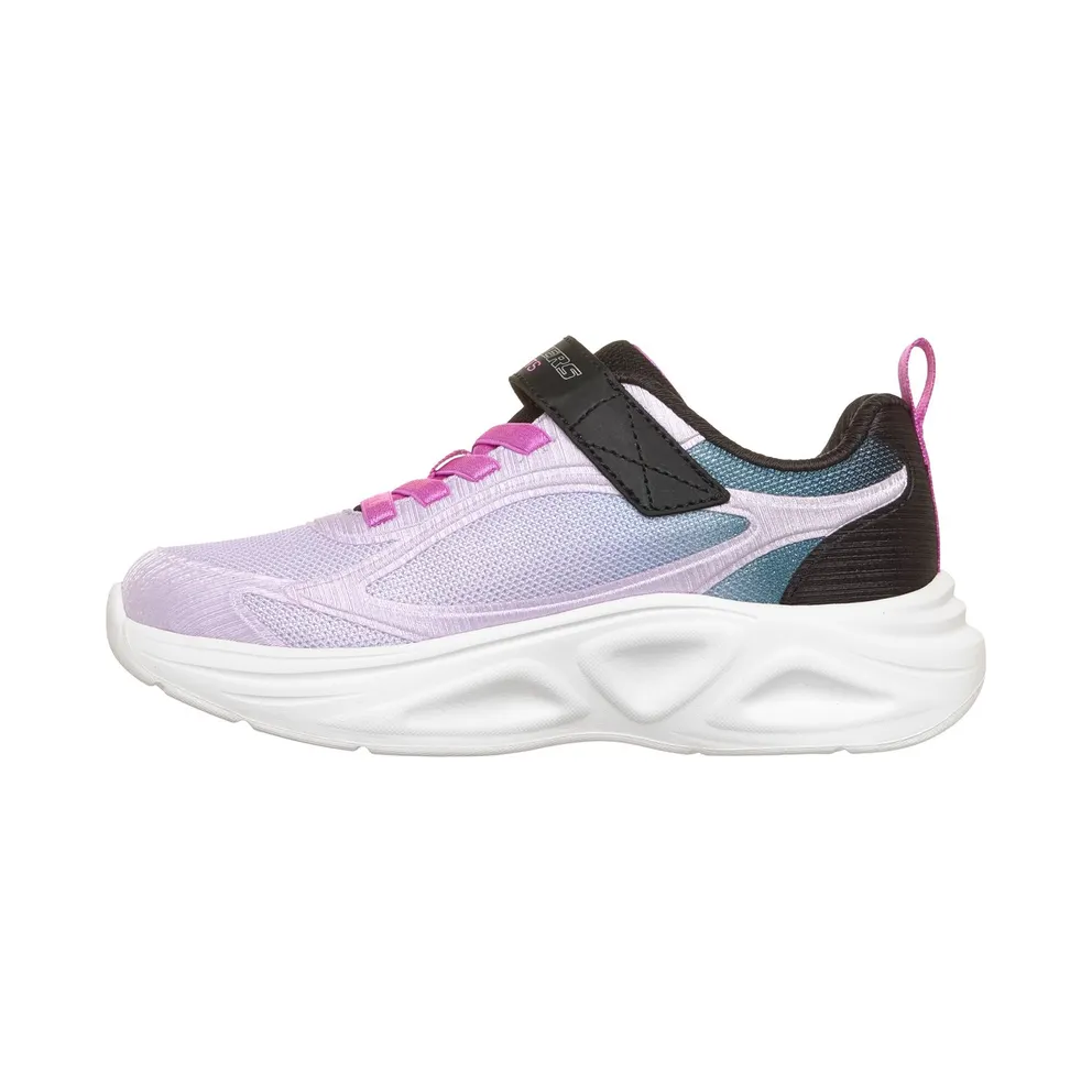 Skechers S-Lights: Sola Glow 2.0 “Dazzle Steps Sneaker Black / Lavendel” (303729CBKLV)