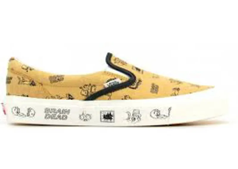 Vans Slip-On Brain Dead Gold Aspen Gold/Marshmallow (VN0A38FJN8B)
