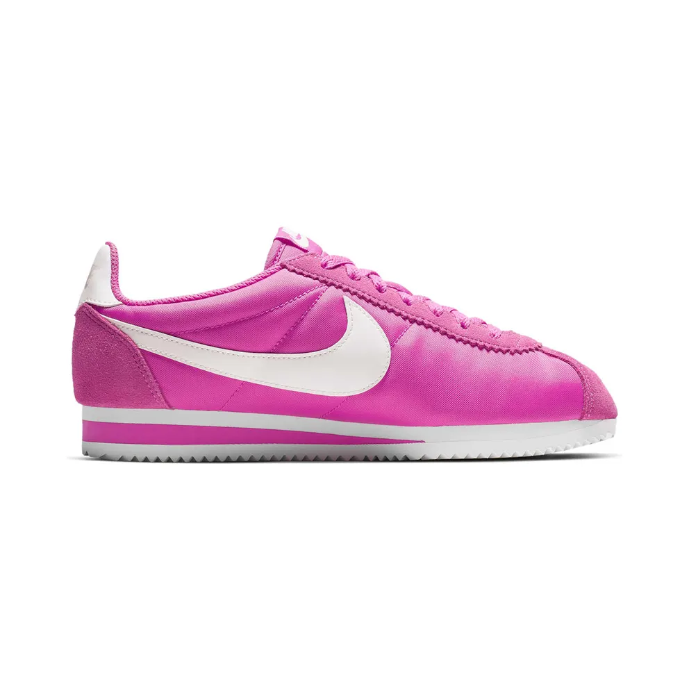 Nike Classic Cortez Nylon Active Fuchsia Summit White (W) Active Fuchsia/Summit White-Sail (749864-609)