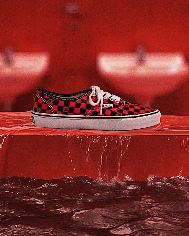 Vans Authentic Valentino Garavani Checkerboard Red (VN000Z9A9Y1)