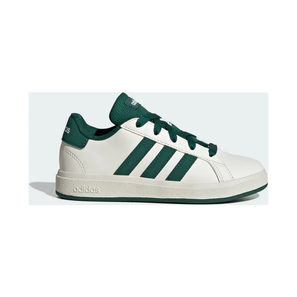 Adidas Grand Court Lifestyle Tennis Lace-Up Off White / Collegiate Green / Core Black (JQ0704)