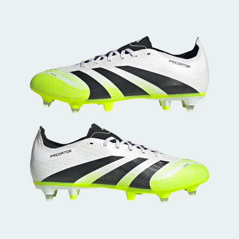 adidas Predator League SG Cloud White Core Black Lucid Lemon (JI1131)