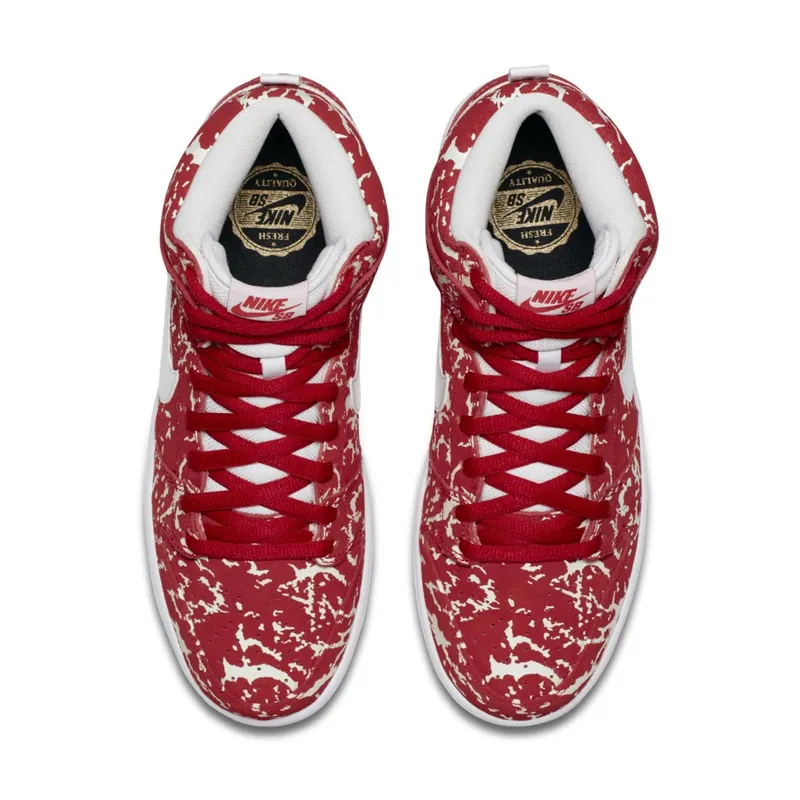 Nike Dunk SB High Raw Meat Challenge Red/Challenge Red/White (313171-616)