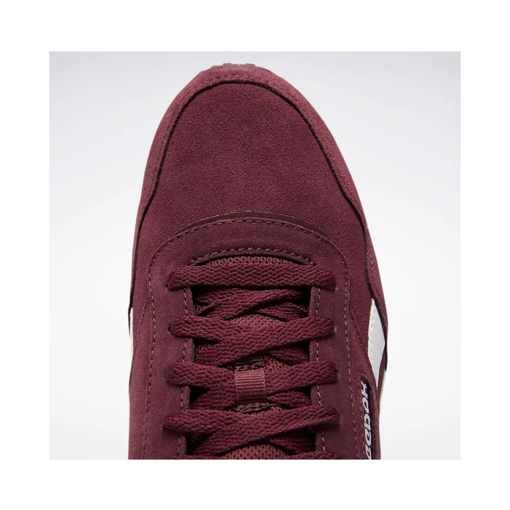 Reebok Royal Glide LX Shoes Maroon / White / Maroon