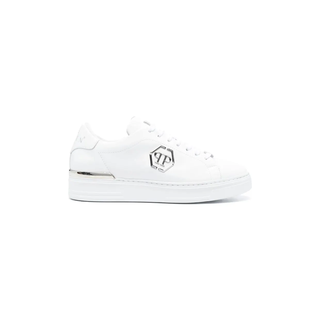 Philipp Plein Leather Lo-top “White” (USC0379 PLE075N 0202)